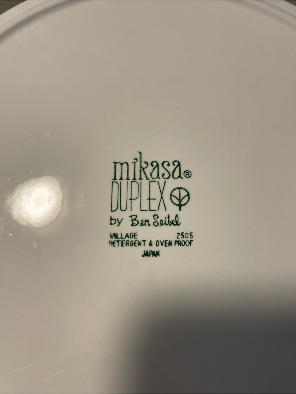 Vintage Mikasa Duplex by Ben Seibel “Village” 2505 12" Serving Platter MCM EUC - Picture 5 of 7